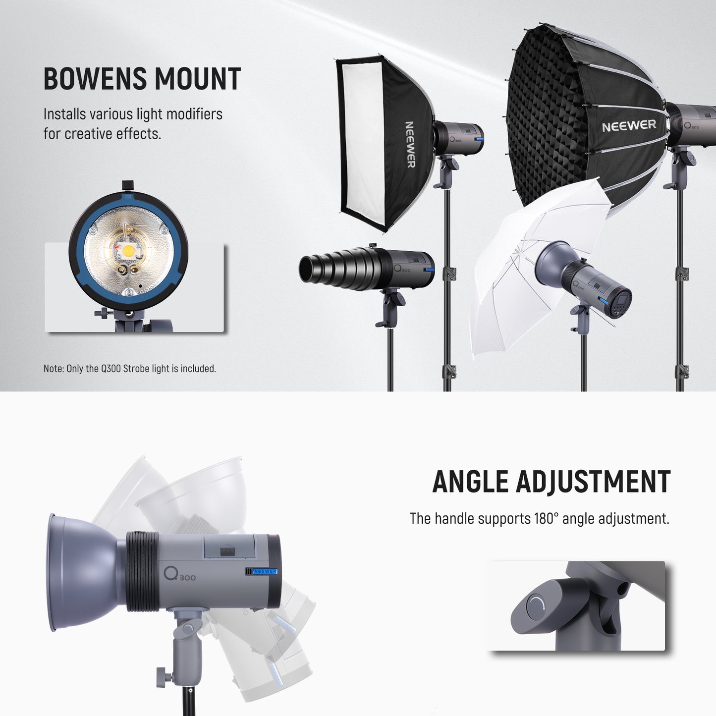 300Ws 2.4G Outdoor Strobe Flash