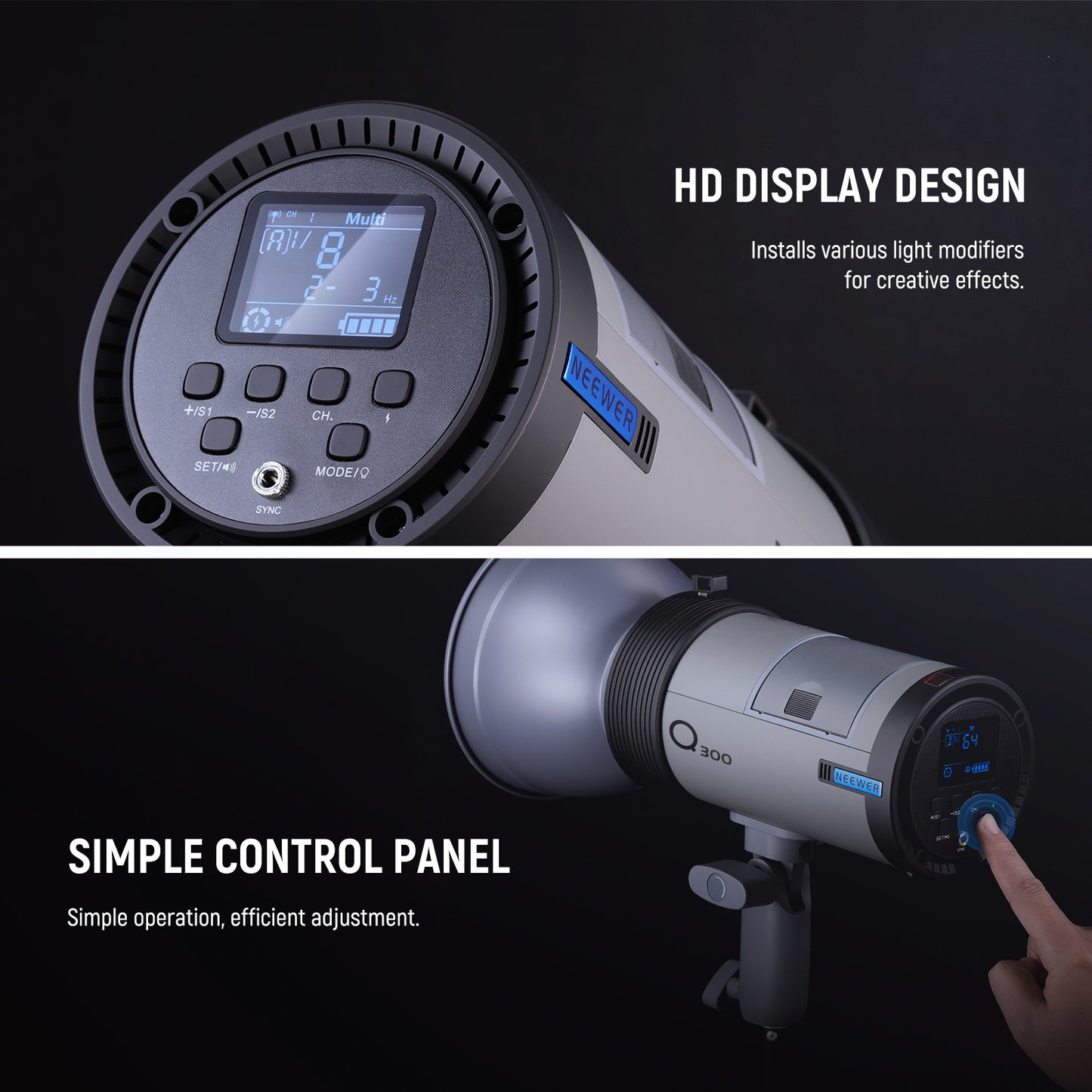 300Ws 2.4G Outdoor Strobe Flash
