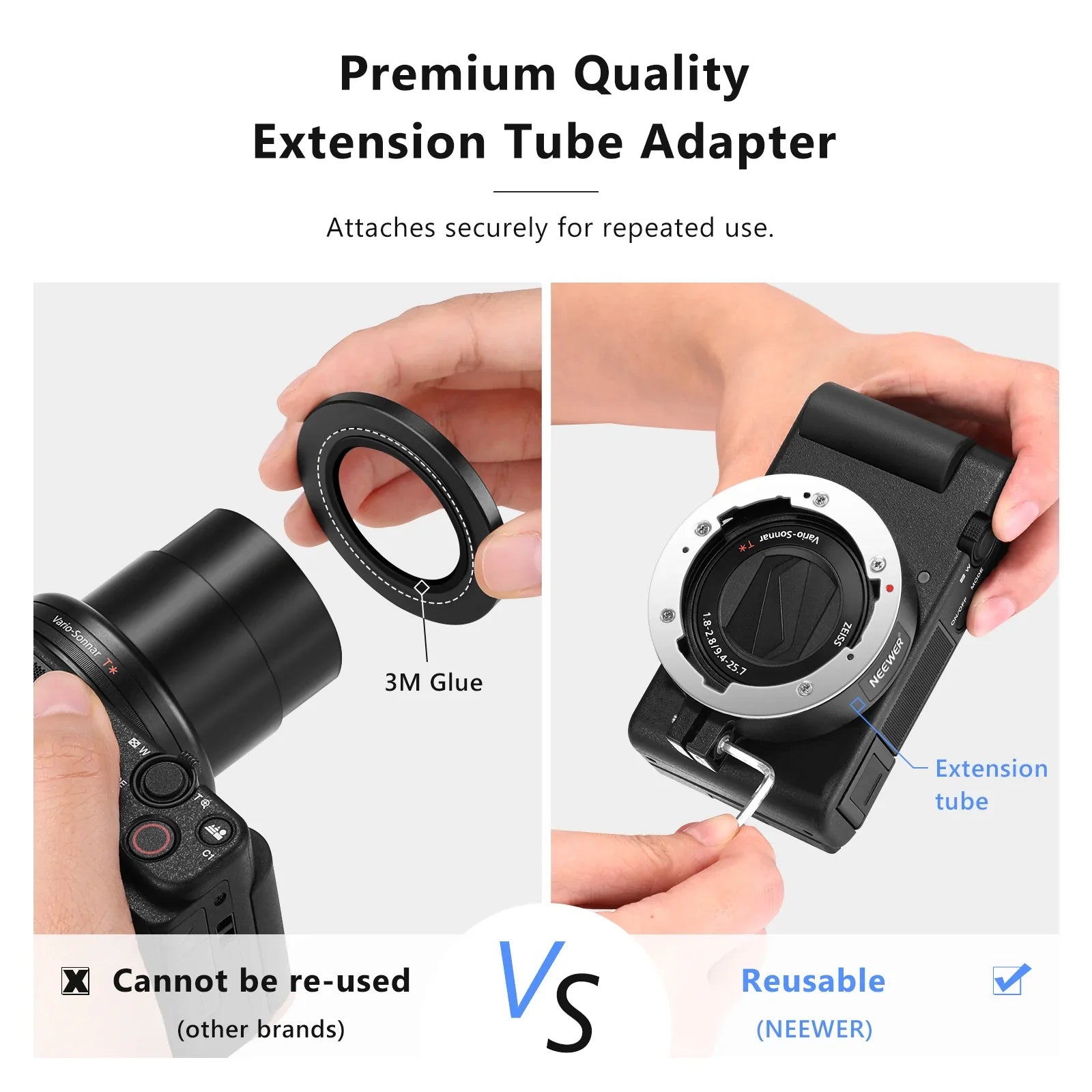 2 in 1 Wide Angle & 10x Macro Additional Lens for Sony ZV-1 - REALM DISTRIBUTION