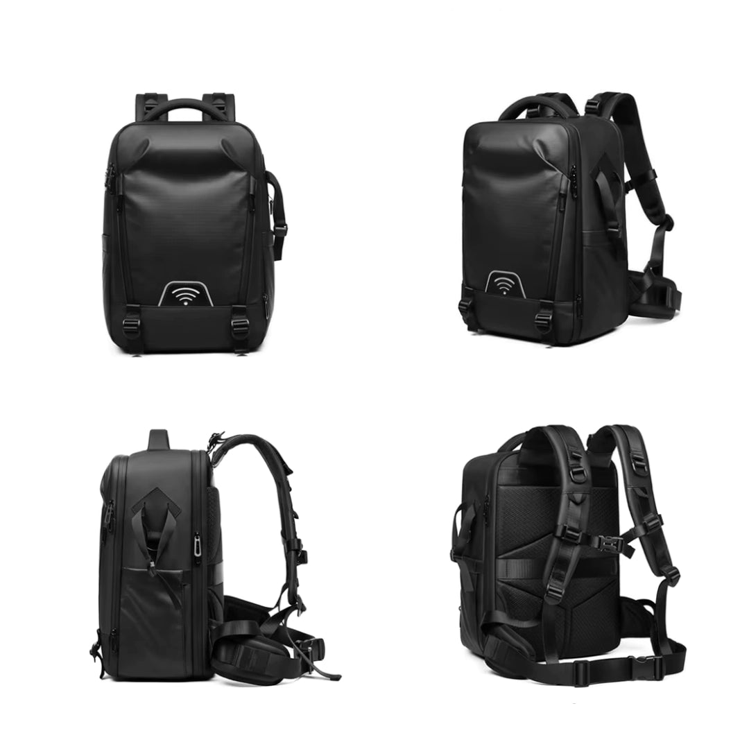 Realm Distribution 20.4L Weatherproof Camera Backpack four views