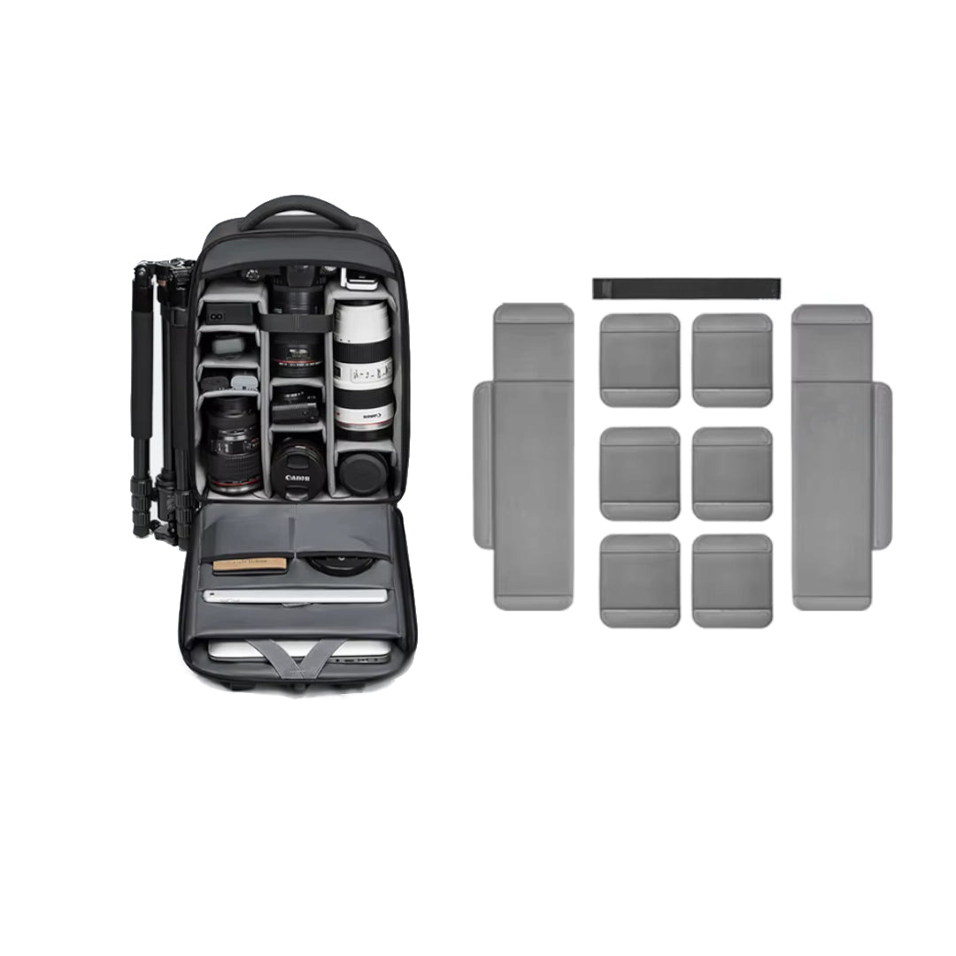 Realm Distribution 20.4L Weatherproof Camera Backpack full equipment
