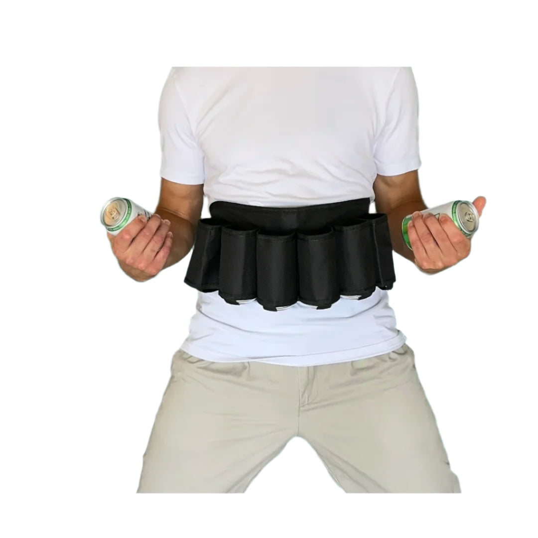 Realm Distribution Six Pack Holder Belt Wearing