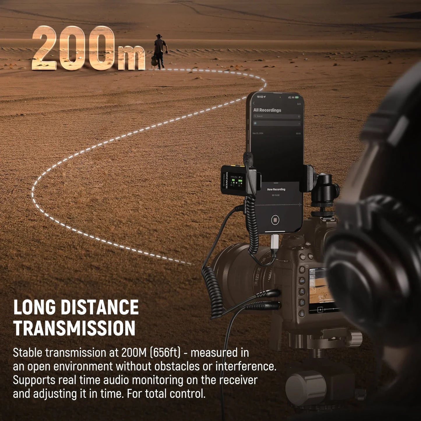 CM28 PRO Wireless Lavalier Lapel Microphone System with Charging Case - REALM DISTRIBUTION
