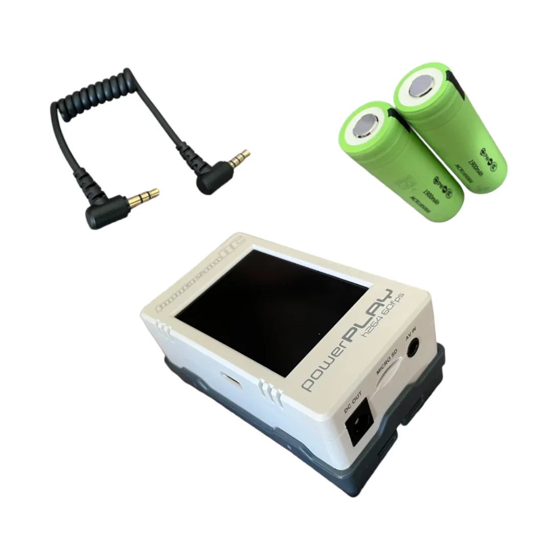 ImmersionRC PowerPlay 60FPS Digital Video Recorder + Batteries + A