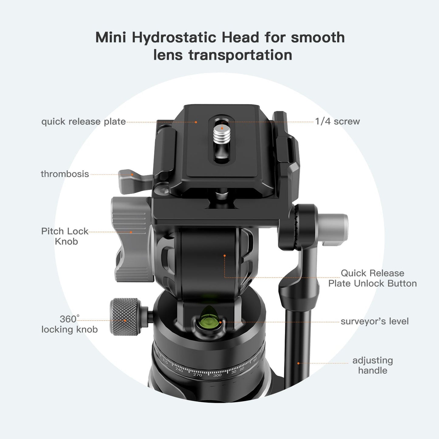 Light H Pro Carbon Fiber Tripod - Monopod