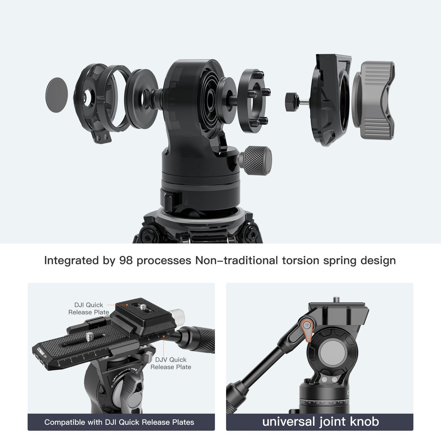 Light H Pro Carbon Fiber Tripod - Monopod