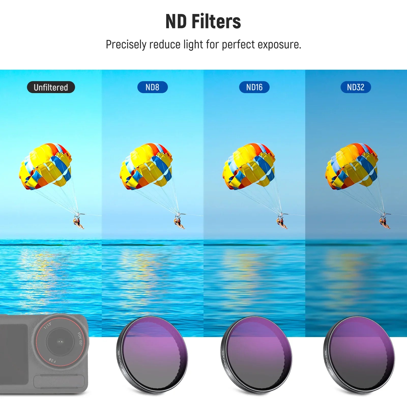 ND&CPL ND/PL Filter Set for Action 3/4/5 Pro - REALM DISTRIBUTION
