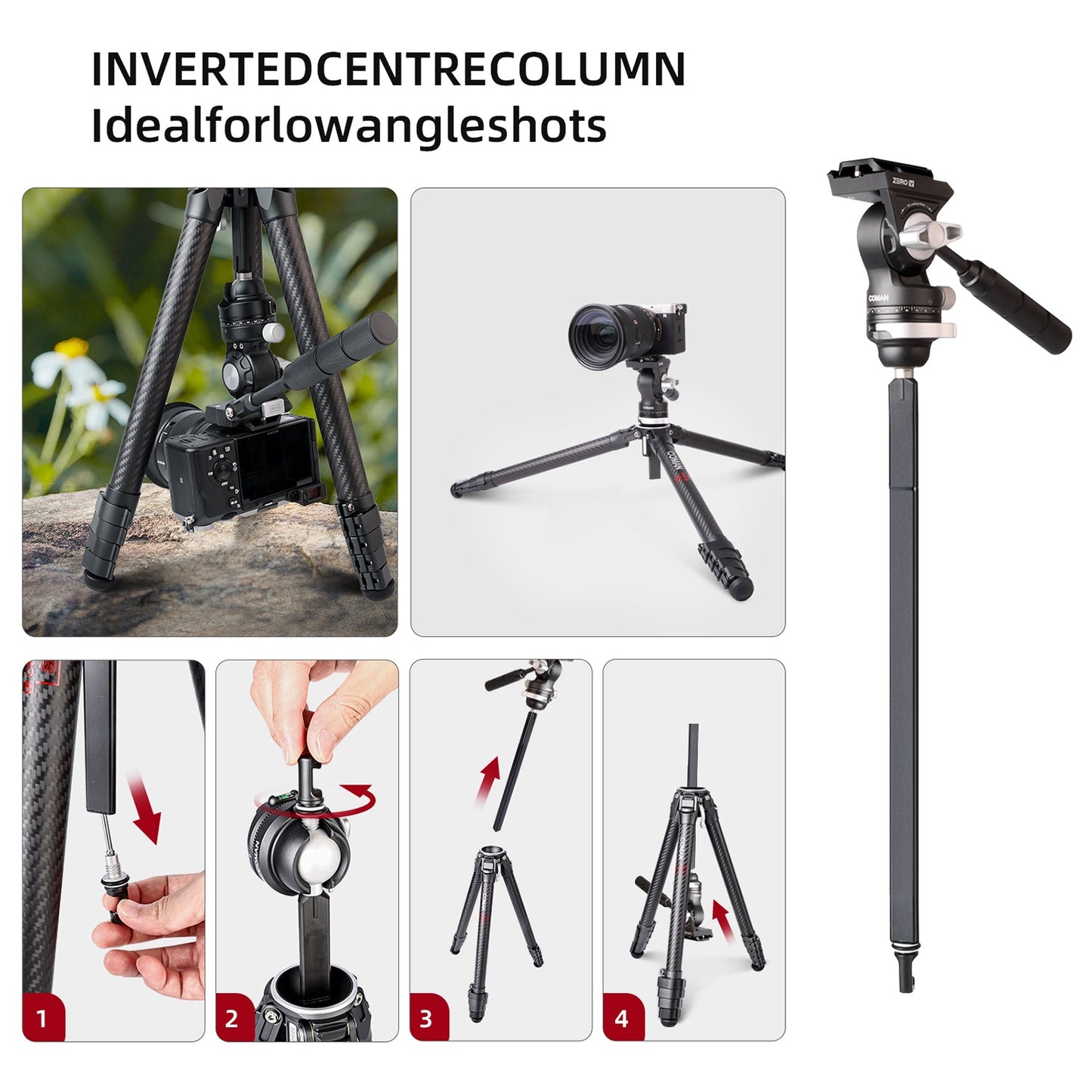 Zero V Carbon Fiber Tripod