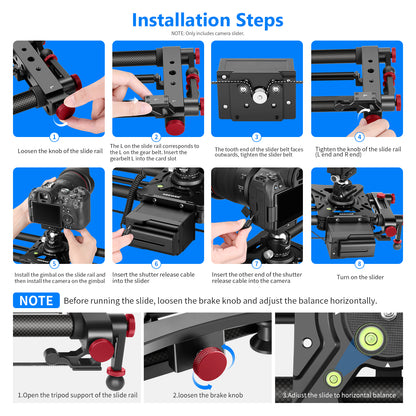 ER1 Motorized Carbon Fiber Camera Slider