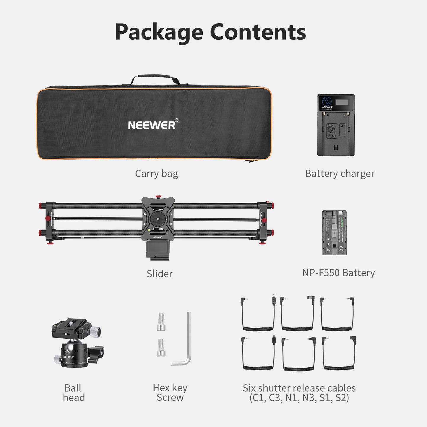 ER1 Motorized Carbon Fiber Camera Slider