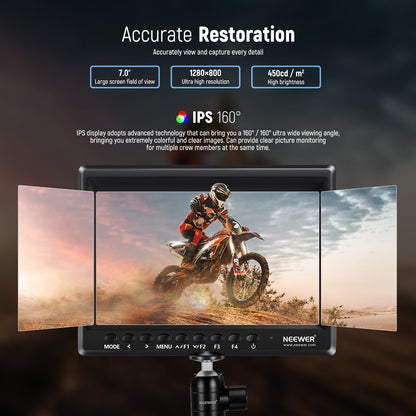 F100 7 Inch HD Camera Field Monitor