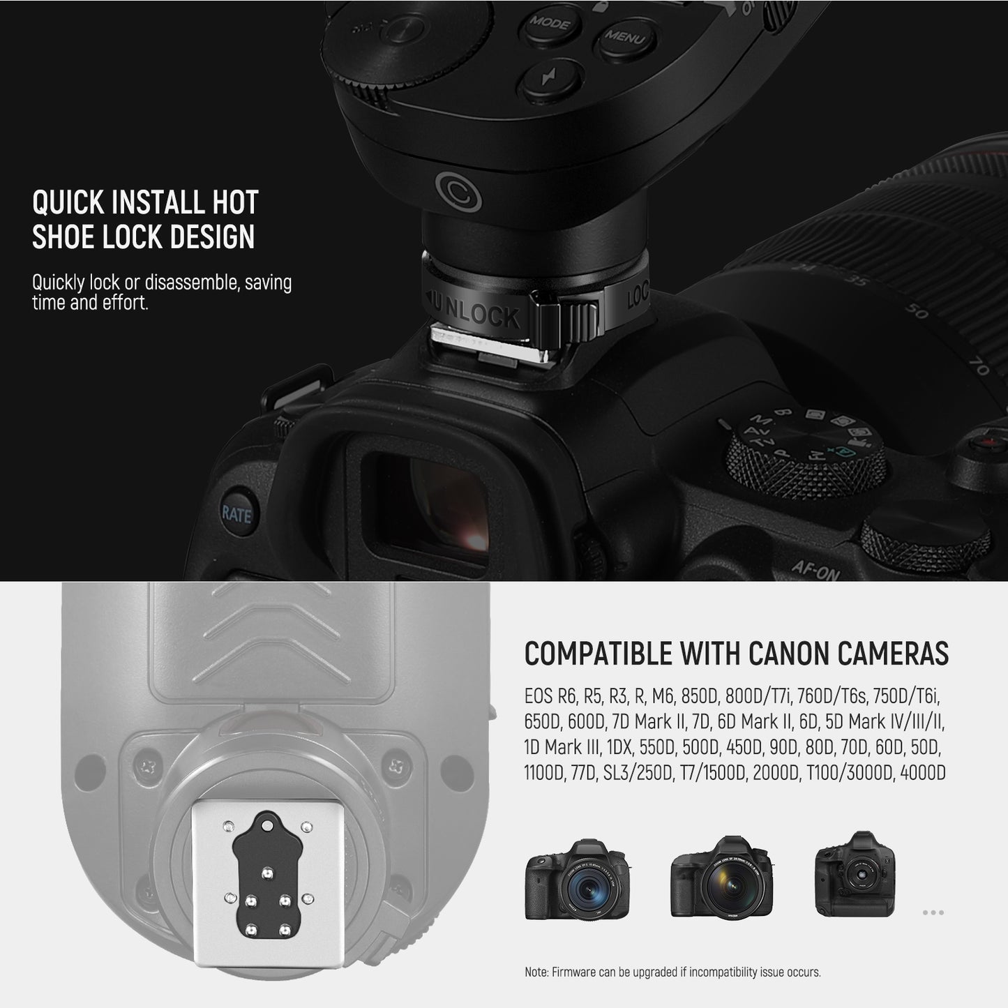QPRO TTL Wireless Flash Trigger for Camera