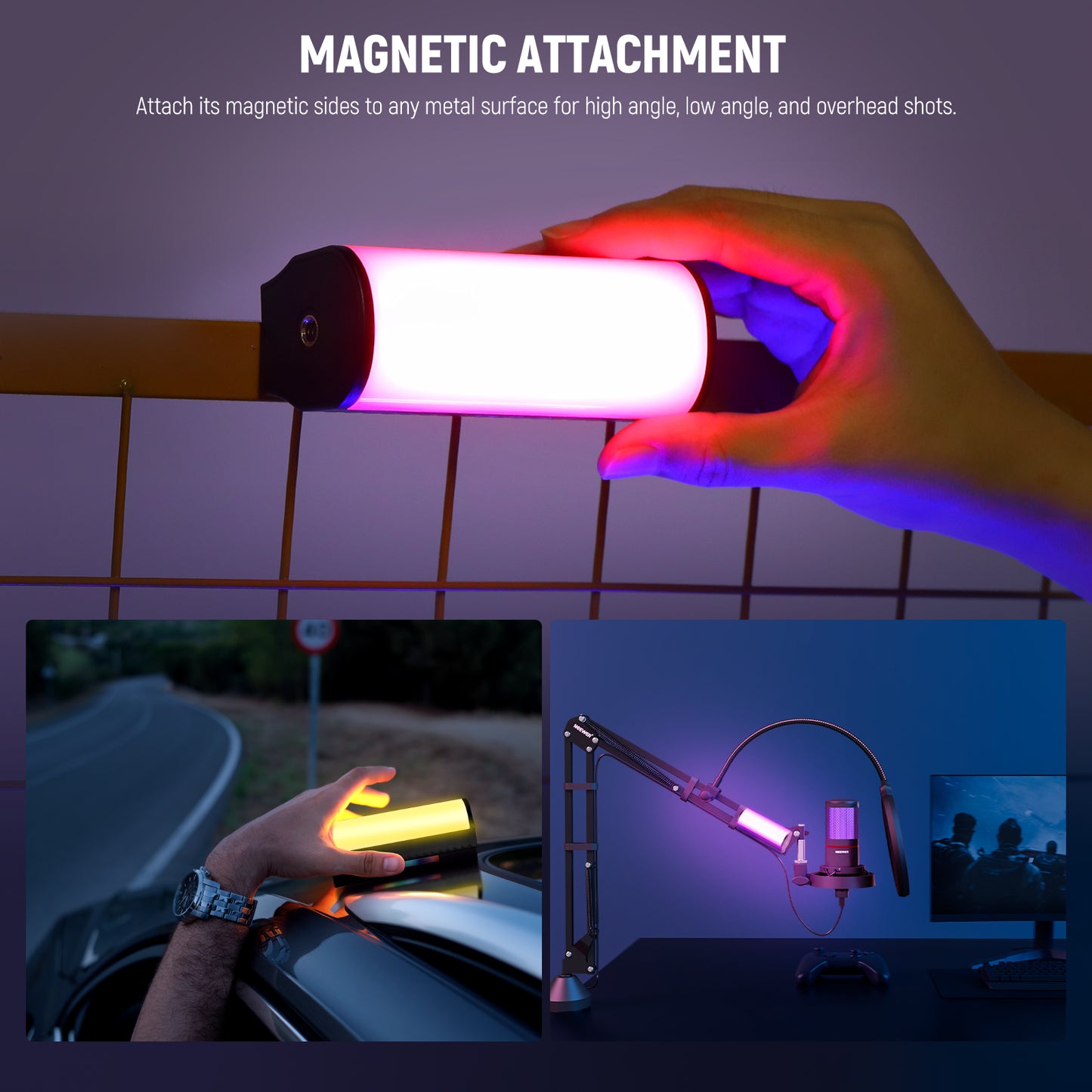 TL97C RGB Magnetic Handheld Light Stick