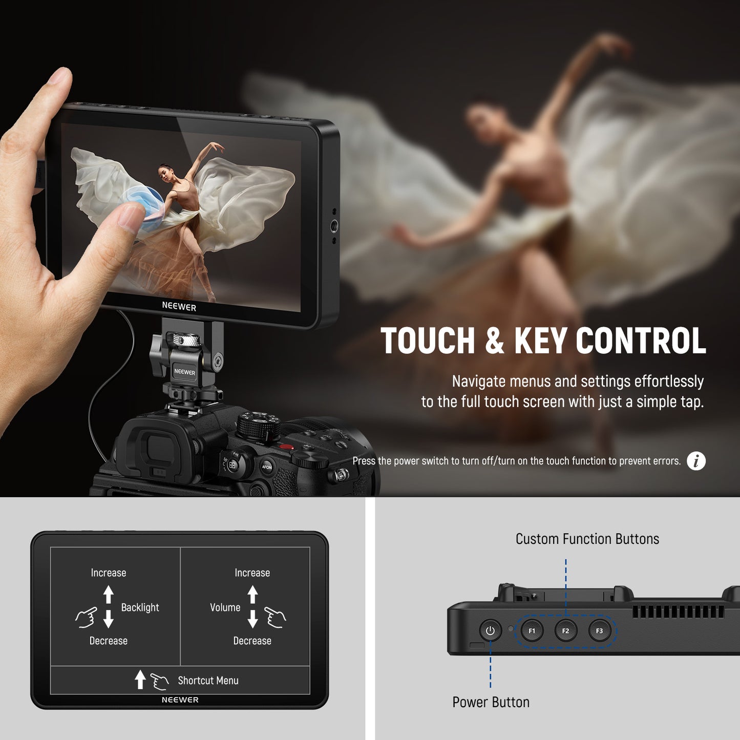 F700 7" Camera Field Touch Screen Monitor
