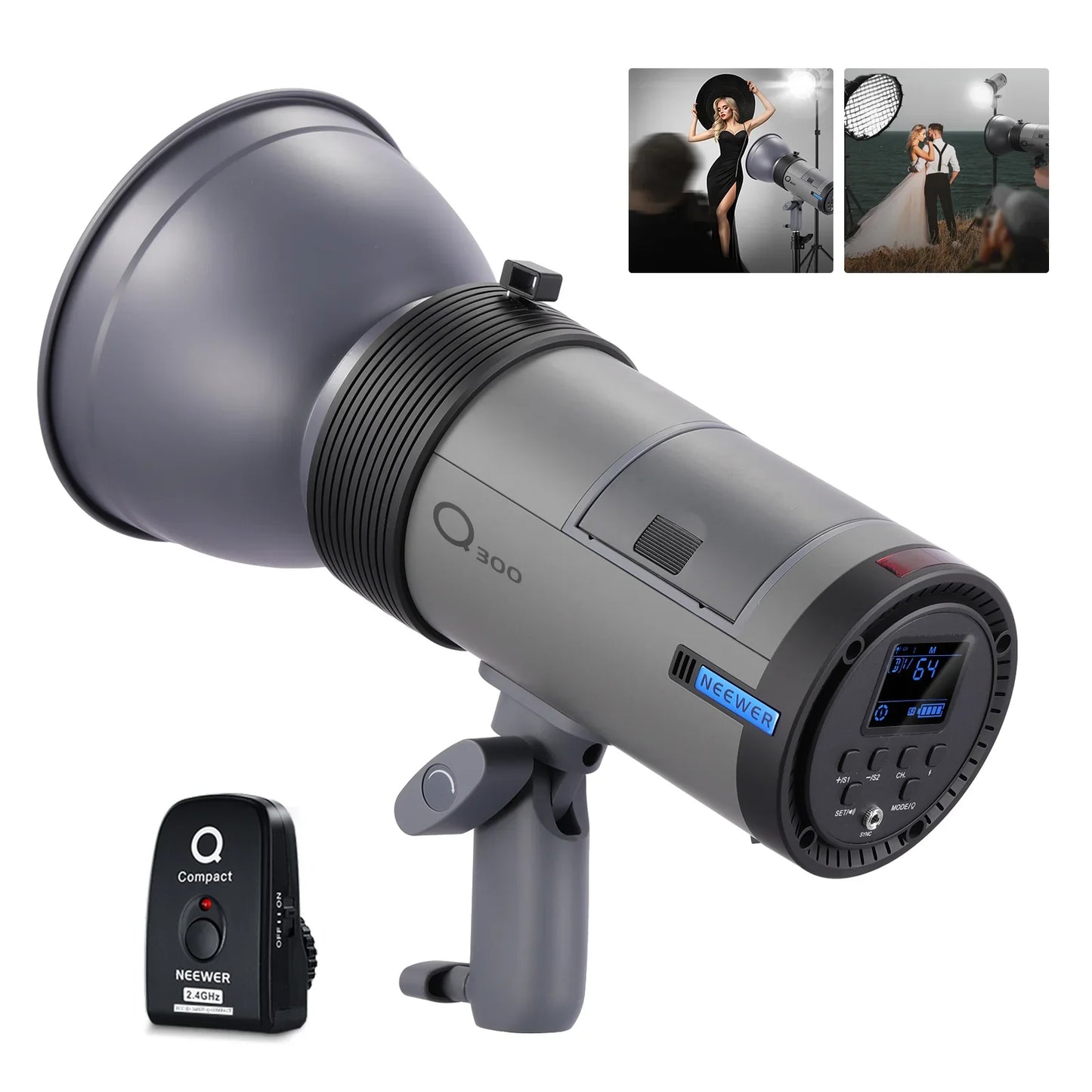 300Ws 2.4G Outdoor Strobe Flash - REALM DISTRIBUTION