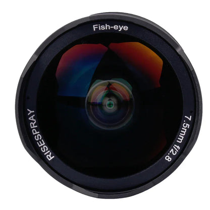 7.5mm F2.8 180° APS-C Fisheye Lens - REALM DISTRIBUTION