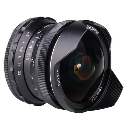 7.5mm F2.8 180° APS-C Fisheye Lens - REALM DISTRIBUTION
