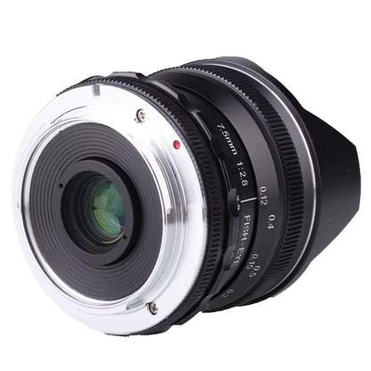 7.5mm F2.8 180° APS-C Fisheye Lens - REALM DISTRIBUTION