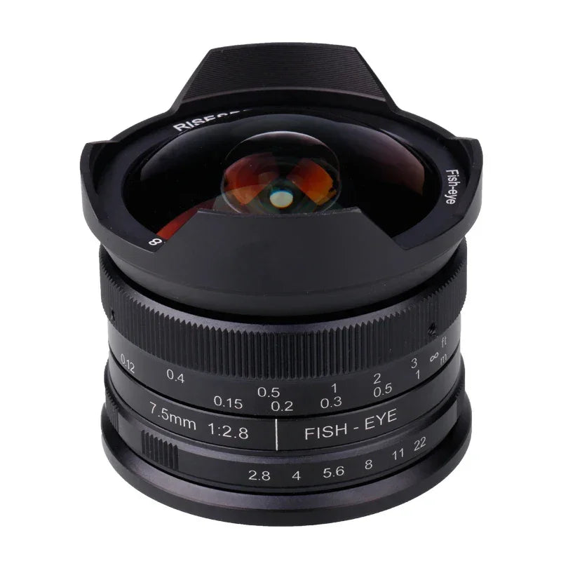 7.5mm F2.8 180° APS-C Fisheye Lens - REALM DISTRIBUTION