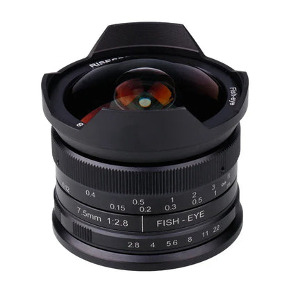 7.5mm F2.8 180° APS-C Fisheye Lens - REALM DISTRIBUTION