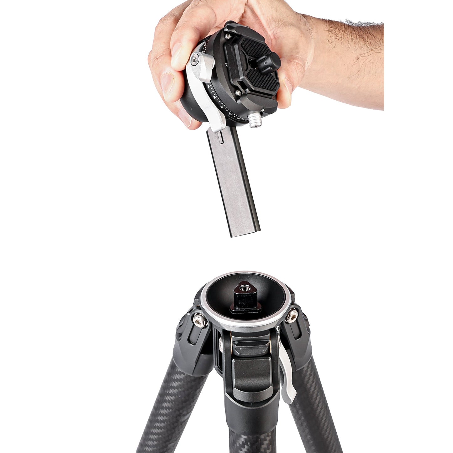 Zero Professional Carbon Fiber Tripod with Ball Head & DJI Quick Release