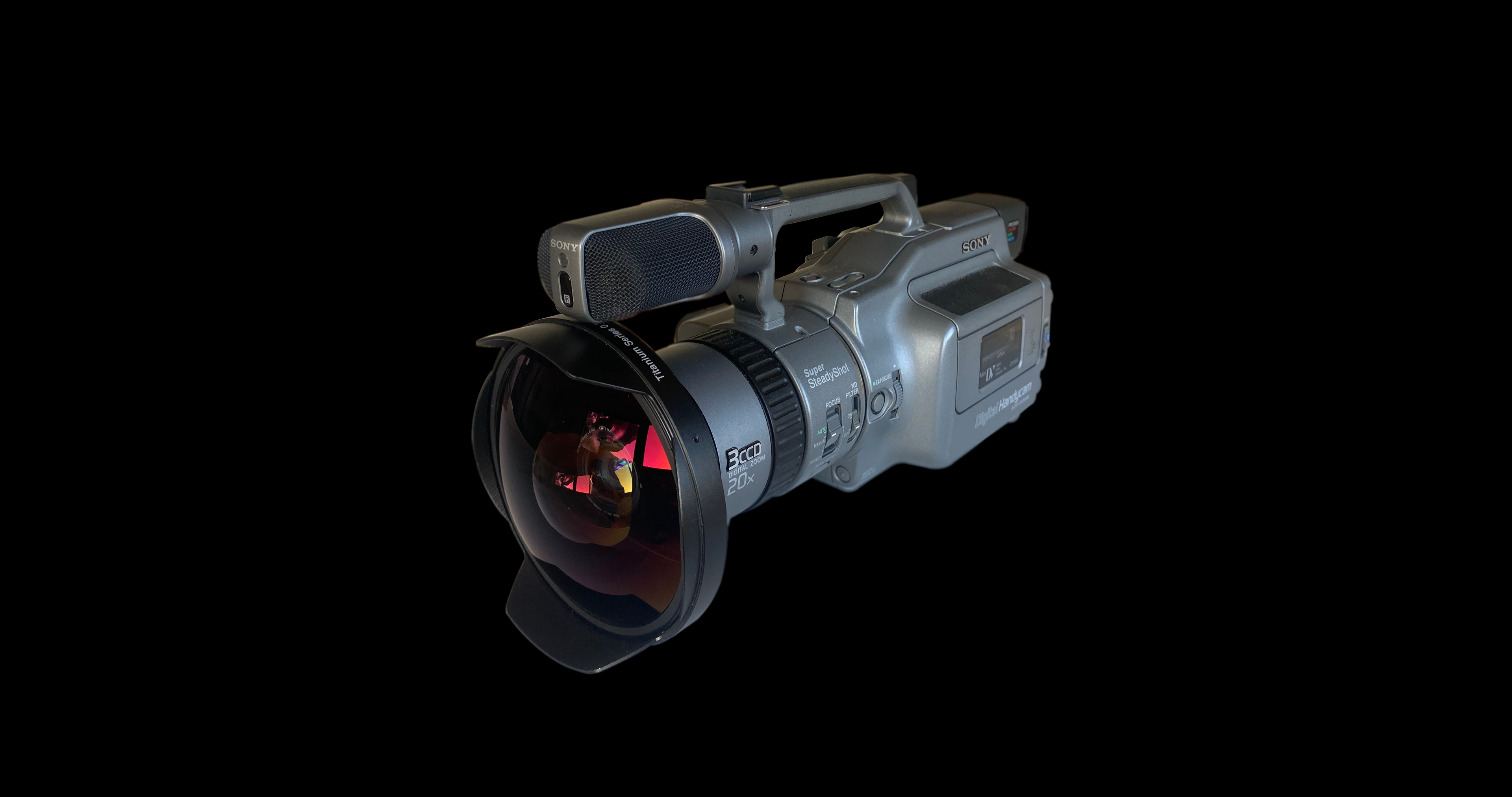 Load video: Realm Distribution 52 millimeter and 58 millimeter Fisheye Lens Sony VX2100 VX1000