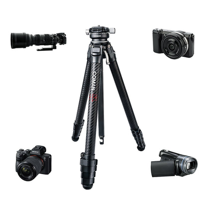 Zero Y Professional Carbon Fiber Tripod with 360° Ball Head
