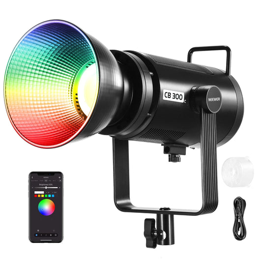 CB300C 300W COB RGB LED Video Light - REALM DISTRIBUTION