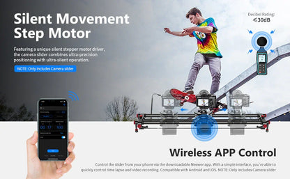 ER1 Motorized Carbon Fiber Camera Slider - REALM DISTRIBUTION