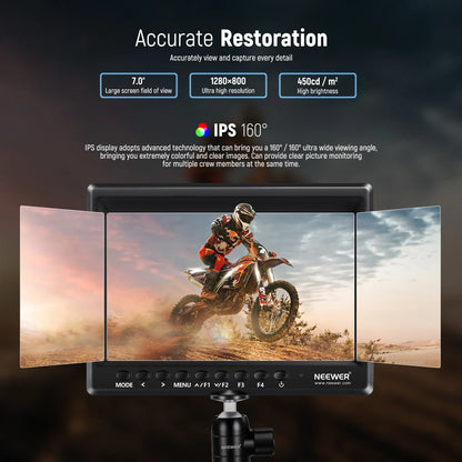 F100 7 Inch HD Camera Field Monitor - REALM DISTRIBUTION