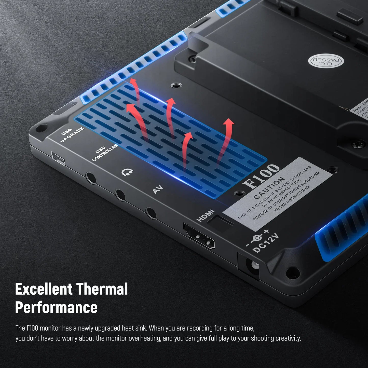 F100 7 Inch HD Camera Field Monitor - REALM DISTRIBUTION