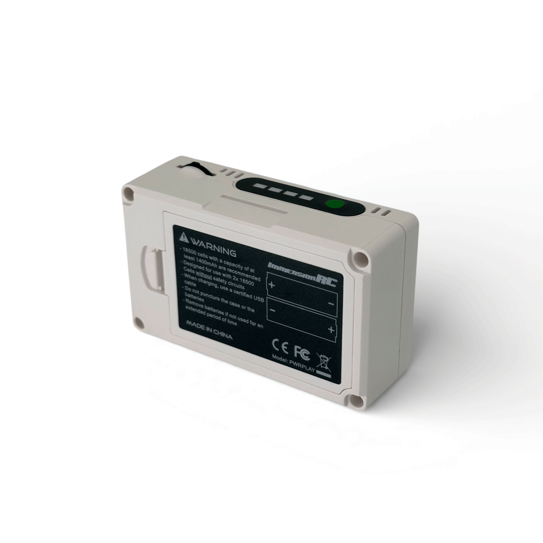 DVR ImmersionRC PowerPlay 60 FPS avec piles et câble A/V