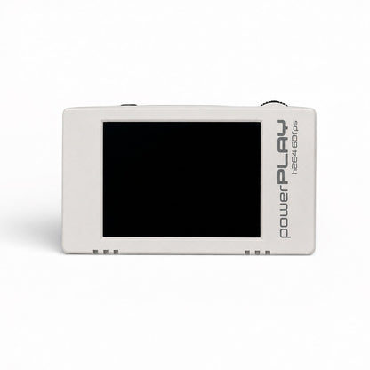 ImmersionRC PowerPlay DVR, front view showing the color screen