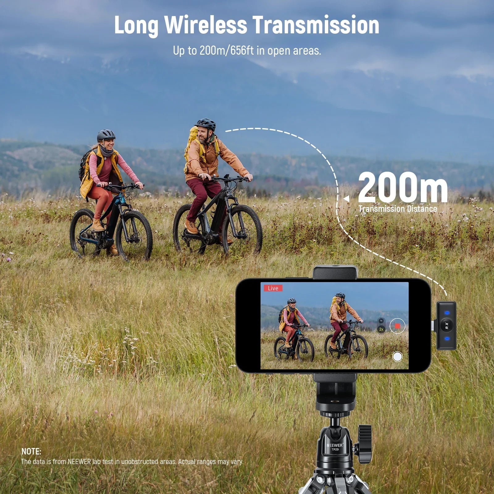 KM18 Wireless Button Lavalier Microphone Kit - REALM DISTRIBUTION