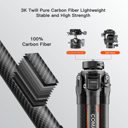 Light H Pro Carbon Fiber Tripod - Monopod