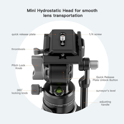 Light H Pro Carbon Fiber Tripod - Monopod