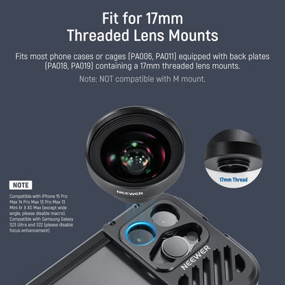 LS-42 18mm HD 100бу Wide Angle Lens with 17mm Thread - REALM DISTRIBUTION