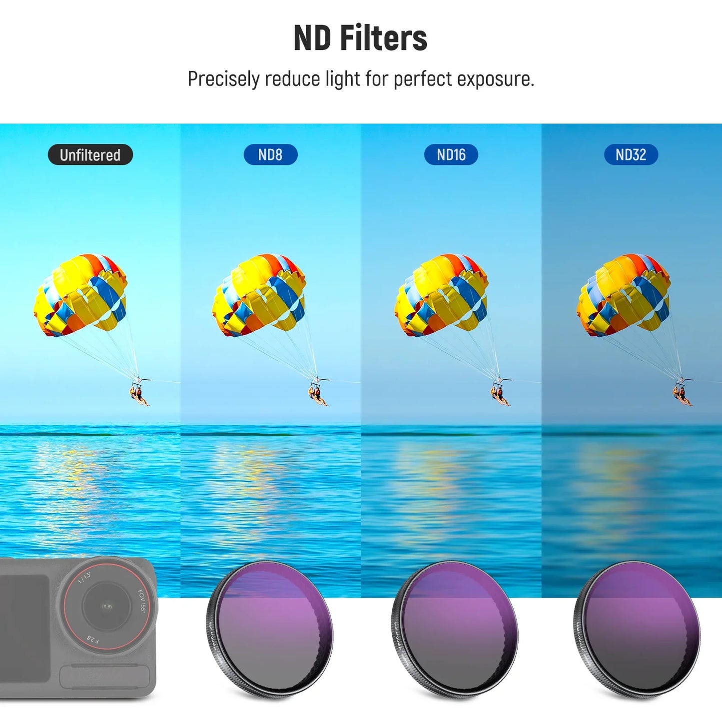 ND&CPL ND/PL Filter Set for Action 3/4/5 Pro - REALM DISTRIBUTION