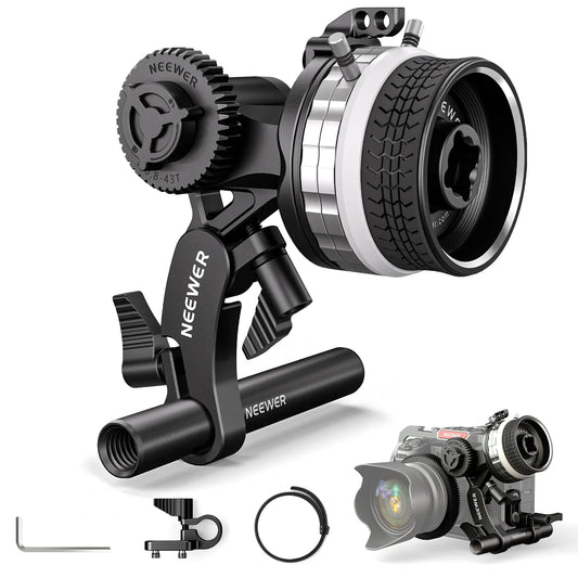 PG001 Mini Follow Focus with A/B Stops - REALM DISTRIBUTION