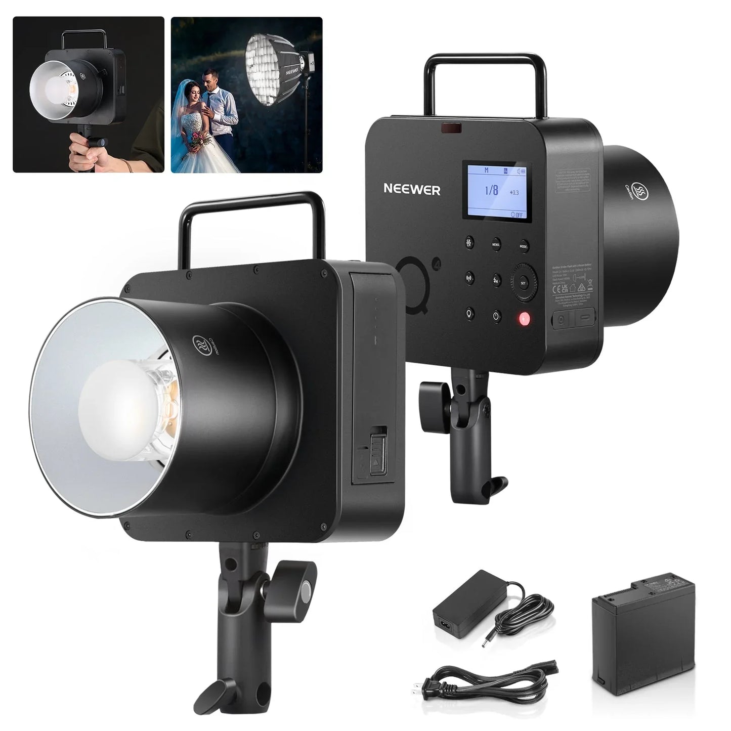 Q4 400Ws 2.4G TTL Flash - REALM DISTRIBUTION