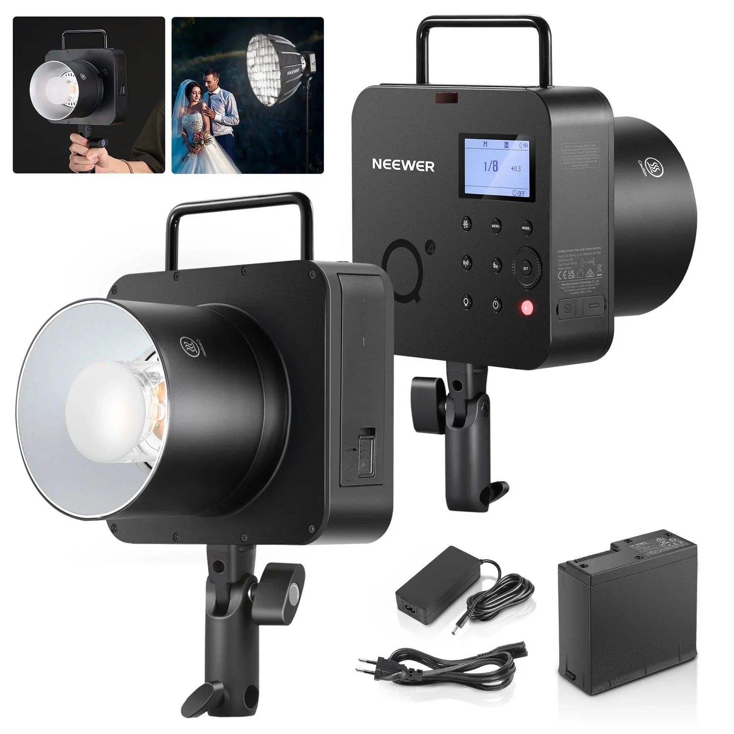 Q4 400Ws 2.4G TTL Flash - REALM DISTRIBUTION
