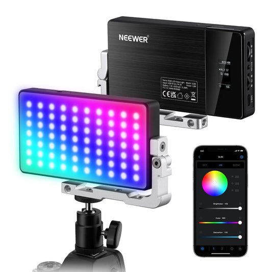 SL90 Aluminum Alloy RGB Panel Video Light - REALM DISTRIBUTION