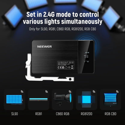 SL90 Aluminum Alloy RGB Panel Video Light - REALM DISTRIBUTION