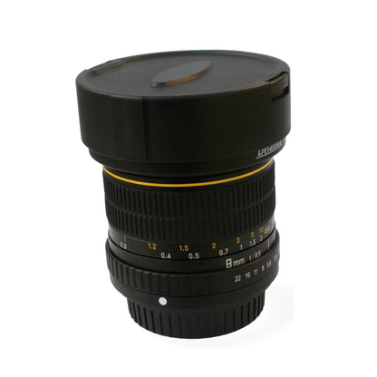 8mm F/3.5 APS-C Fisheye Lens - REALM DISTRIBUTION